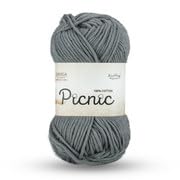 Ganga Acrowools Picnic is 100% Cotton and Crochet Yarn. Pack of 3 Balls - 50Gm Each Shade No - PIC015, Sterling Red