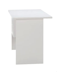 DeckUp Plank Giona Engineered Wood Study Table and Office Desk (Walnut and White, Matte Finish)