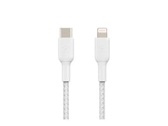 Belkin Apple Certified Braided Lightning to USB-C Charge and Sync Cable, USB Cable, 6.6 Feet / 2M, Black