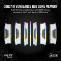 CORSAIR Vengeance RGB DDR5 RAM 48GB (2x24GB) 5200MHz CL38 Intel XMP iCUE Compatible Computer Memory - Black (CMH48GX5M2B5200C38)