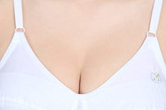 MOMISY Women's Regular Daily Use Cotton & Elastane Non-Wired Bra (38, Solid)