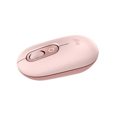Logitech POP Mouse, Compact and Portable Wireless Bluetooth - Graphite | Compact, Portable, programmable Buttons, Quiet clicks, Easy-Switch for up to 3 Devices, Laptop, Tablet, PC - Rose