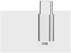 SYGA Female USB-C 3.1 to USB-A Male Adapter Compatible with USB-C Charge Cable for Laptops and Wall Chargers - Pack of 2, Assorted Colour