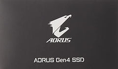 GIGABYTE AORUS NVMe Gen4 M.2 2TB PCI-Express 4.0 Interface High Performance Gaming, 3D TLC NAND, External DDR Cache Buffer, SSD GP-AG42TB