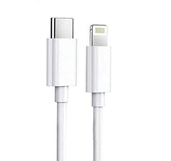 Original USB C to Light-ning Certified (Mfi) Sync & Fast Charge Cable Compatible for iPhone, Ipad & Airpods (Pack of 1) - White