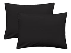 Soft Pillow Covers 19 x 29 Inches - Egyptian Cotton 600 Thread Count Set of 2 Pillow Cover Set Envelope Closure Hotel Quality Pillowcase - Beige