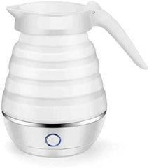 SYGA 600 ml Electric Tea Kettle Collapsible Electric Travel Kettle Dual Voltage Food Grade Silicone