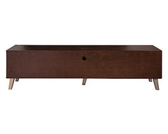 DeckUp Soneva Engineered Wood TV Unit (Wotan Oak & White, Matte Finish)
