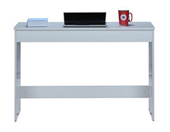 DeckUp Eden Home Engineered Wood Study Table and Office Desk (White, Matte Finish)