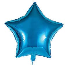 SYGA Cute Birthday Party Balloons Set - Happy Birthday Letters Balloons and Birthday Celebration Balloons Supplies Birthday Party Decoration with Dolphin and Cake Birthday (Blue)