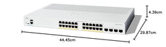 Cisco Business CBS350-24T Managed Switch, 24 Port GE, 4x10G SFP+, Limited Lifetime Protection (CBS350-24T-4X)