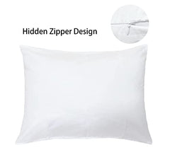 safhome Soft Pillow Covers 20 x 32 Inches - 100% Egyptian Cotton 400 Thread Count Set of 2 Pillow Cover Set Envelope Closure Hotel Quality Pillowcase - Aqua Blue