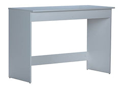 DeckUp Eden Home Engineered Wood Study Table and Office Desk (White, Matte Finish)