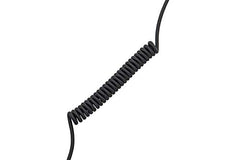 ASCENY Coiled & Double-Sleeved Mechanical Keyboard Cable, for Type-C Mechanical Keyboards (Pink)