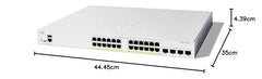 Cisco Business CBS350-24T Managed Switch, 24 Port GE, 4x10G SFP+, Limited Lifetime Protection (CBS350-24T-4X)