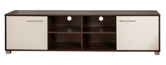 DeckUp Soneva Engineered Wood TV Unit (Wotan Oak & White, Matte Finish)