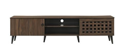 DeckUp Soneva Engineered Wood TV Unit (Wotan Oak & White, Matte Finish)
