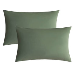 safhome Soft Pillow Covers 20 x 32 Inches - 100% Egyptian Cotton 400 Thread Count Set of 2 Pillow Cover Set Envelope Closure Hotel Quality Pillowcase - Aqua Blue