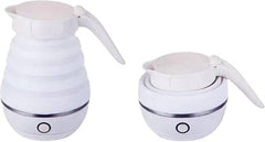 SYGA 600 ml Electric Tea Kettle Collapsible Electric Travel Kettle Dual Voltage Food Grade Silicone