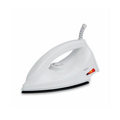 Bajaj DX-6 1000 Watts Dry Iron | Advance Soleplate And Anti-Bacterial German Coating Technology | Thermol Fuse Safety | Auto Shut-Off | Cool Touch Body | 2 Yr Warranty 【White】