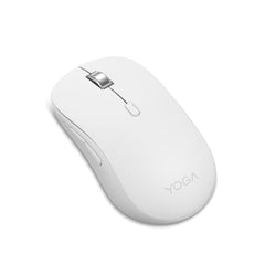 Lenovo Yoga Bluetooth Silent Mouse, 3 Level DPI Adjustment, 36 Month Battery Life, Bluetooth 5.3, 3 Device Paring, Whisper Quiet, Programmable Buttons, Smooth Finish, Luna Grey