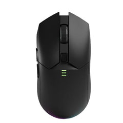 Offbeat Ivy Blutooth 5.2 + 2.4Ghz Wireless Gaming Mouse | Triple Device connectivity | 5000 DPI 1000 hz pollinng Rate 6D Button | 600 mAh Battery 100 Hours Playtime | Silent Click (Black)