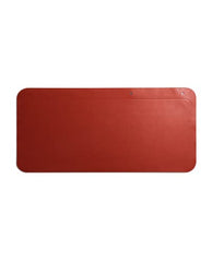 DailyObjects Large Premium Vegan Leather Desk Mat|Anti-Skid|Anti-Slip|85*45cm|Reversible Desk spread Turf Desk/Laptop Mat for Work from Home/Office/Gaming- Extended mouse pad and keyboard desk pad-Tan