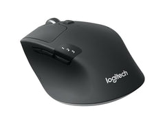 Logitech M720 Triathlon Multi-Device Wireless Mouse, Bluetooth, USB Unifying Receiver, 1000 DPI, 6 Programmable Buttons, 2-Year Battery, Compatible with Laptop, PC, Mac, iPadOS - Graphite Black