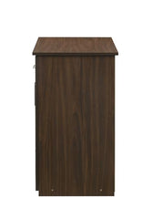 DeckUp Plank Giona Engineered Wood Study Table and Office Desk (Walnut and White, Matte Finish)