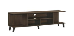 DeckUp Melia Engineered Wood TV Unit (Wotan Oak & White, Matte Finish)