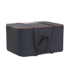 Storite 2 Pack Moisture Proof Nylon Underbed Storage Bag For Clothes Large | (54 x 46 x 28 cm) - BlackRed, Rectangular