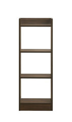DeckUp Eden 3-Shelf Engineered Wood Book Shelf and Display Unit (Walnut, Matte Finish)