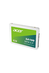 Acer SA100 480GB MAS0902+3D NAND SATA 2.5 inch(6.35cm) Internal SSD-560MB/s R, 493MB/s W Speed