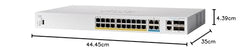 Cisco Business CBS350-24T Managed Switch, 24 Port GE, 4x10G SFP+, Limited Lifetime Protection (CBS350-24T-4X)