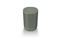 Sonos Move 2 | Wireless Portable Speaker with WiFi, Bluetooth, Amazon Alexa, 24-Hour Battery Life, Wireless Charging Base - Black