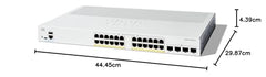 Cisco Business CBS350-24T Managed Switch, 24 Port GE, 4x10G SFP+, Limited Lifetime Protection (CBS350-24T-4X)