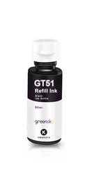 Compatible Inkjet Refill Ink for HP Ink Tank GT51 GT52 Series Replacement Ink for HP 310,315,319,410,415,419,450,510,550,610,GT5810 GT5820,GT5811 Printer (Color Set (BK-70ml 2pc /CMY-70ml))