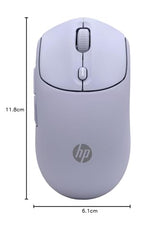 HP 400 Quiet Purple Wireless Mouse