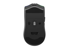 AZOTH GM78W Wireless Gaming Mouse, 7-Button RGB Trimode Mouse with 12800 DPI, 2.4G/Bluetooth/Wired, Optical Sensor, Macro Software, 1000Hz Polling Rate, Lightweight Design for Laptop PC/Desktop