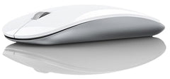 Offbeat - Atom Dual Bluetooth 5.1+5.1 & 2.4Ghz Wireless, Type-C Rechargeable 100 Hours Battery Silent Click Mouse, Triple Device connectivity Windows, Mac, iOS, Android (Silver)