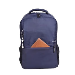 ASUS AP1600 Midnight Blue Laptop Backpack for 16-inch Laptops, 18L Capacity, with Dual Mesh Pockets, Reflective Logo, Quick Access Front Pockets, and Luggage Strap for Travel, 0.54 Kg