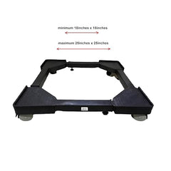 JASDONE ® Heavy Duty Adjustable Top Load Washing Machine Stand Trolley Compatible for LG 6kg, 6.5kg, 7kg, 7.5kg, 8kg,9kg, 10kg Water Proof (Suitable for TOPLOAD Washing Machine only)