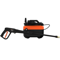 BLACK+DECKER BEPW1600 1300W 1600 PSI 110 Bar Pressure Washer for Car, Bike, Home & Garden Cleaning Use with Multiple Accessories Included, 1 Year Warranty, Orange & Black
