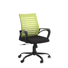 CELLBELL Desire C104 Mesh Mid Back Chair | Ergonomic Office, Study, Revolving, Computer Chair for Work from Home Heavy Duty Metal Base, Seat Height Adjustable (Black)