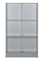 DeckUp Meritus-L 3-Shelf Engineered Wood Book Shelf and Display Unit (Walnut, Matte Finish)