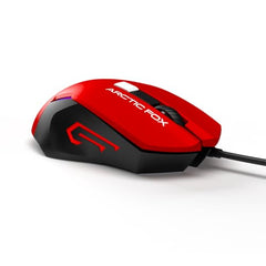 Arctic Fox Wired USB Gaming Mouse with Breathing Lights and DPI Upto 3600 (Charcoal Black)