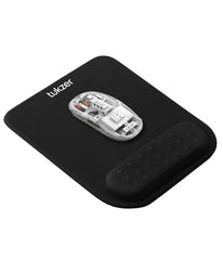 Tukzer Gel Mouse Pad Wrist Rest Memory-Foam Ergonomic Mousepad| Cushion Wrist Support & Pain Relief| Suitable for Gaming, Computer, Laptop, Home & Office Non-Slip Rubber Base (Grey)