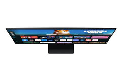 Samsung 27" M5 Smart Monitor with Smart TV Experience (Smartchoice) |FHD 1920 x 1080| Screen Mirroring | IPS Pane l TV Plus| Speakers | Adaptive Sound | Wi-Fi | HDMI |Bluetooth| LS27FM500EWXXL | Black
