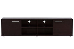 DeckUp Soneva Engineered Wood TV Unit (Wotan Oak & White, Matte Finish)