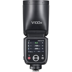 Godox V100-S Camera Flash for Sony,Round Head Speedlite,TTL Touch Screen 2.4G Wireless X System for Sony Cameras